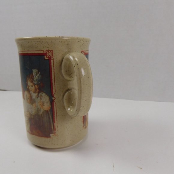 Watkins 1914 Almanac Coffee Cup Mug Mother and Children Made In England - Picture 4 of 7